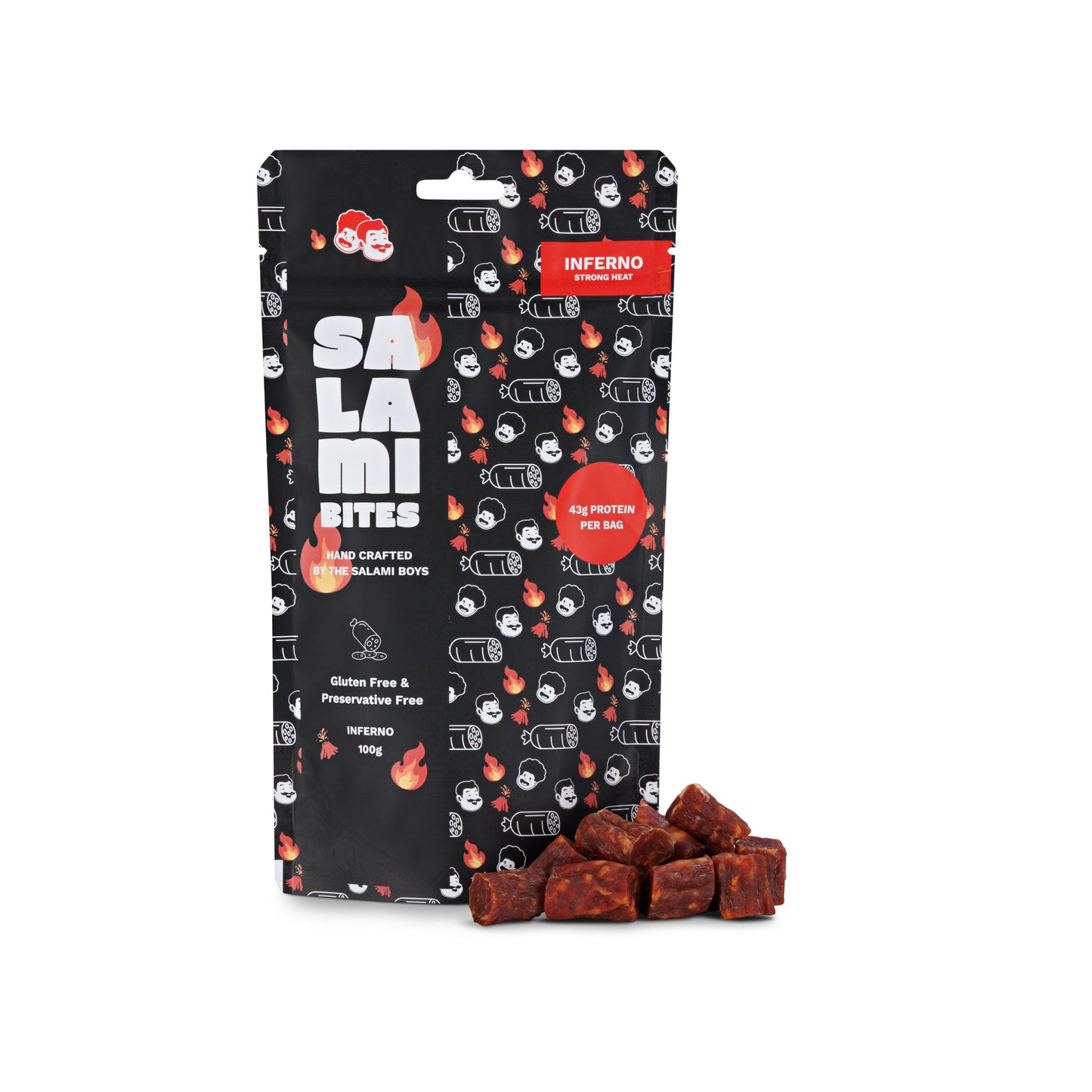 Inferno Salami Bites - 5 Pack Bundle