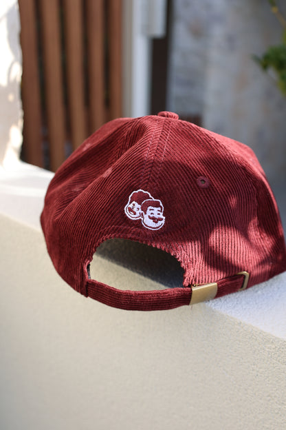 Salami Boys Burgundy Corduroy Cap