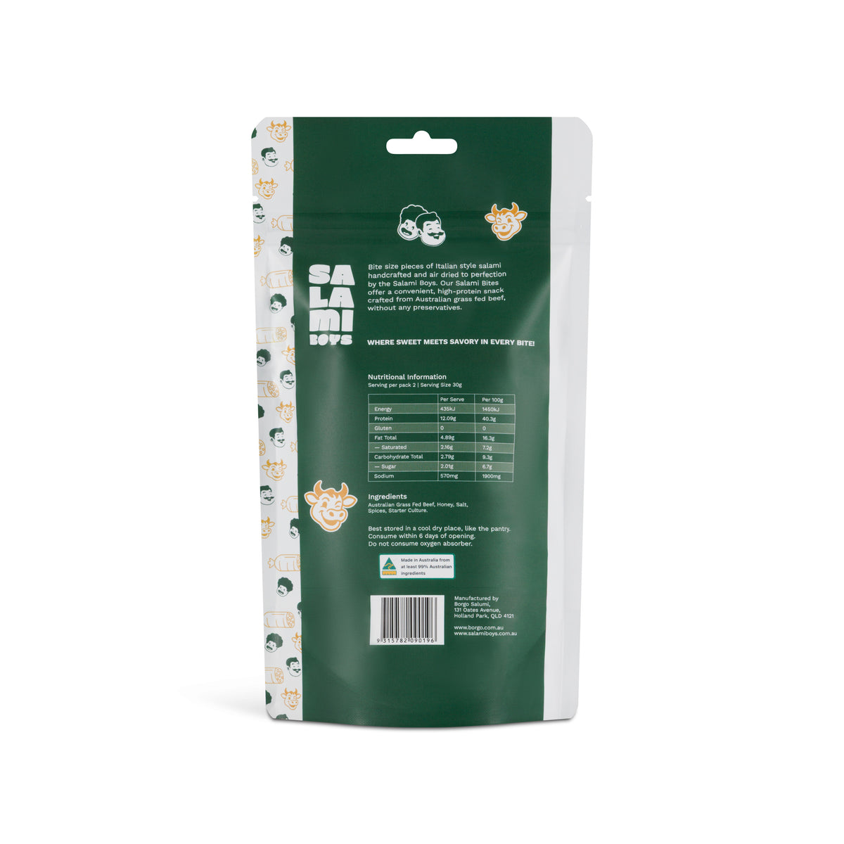 Honey Beef Salami Bites - 10 Pack Value Bundle