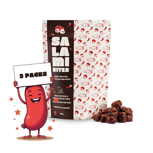 Chipotle Salami Bites - 3 Pack Bundle